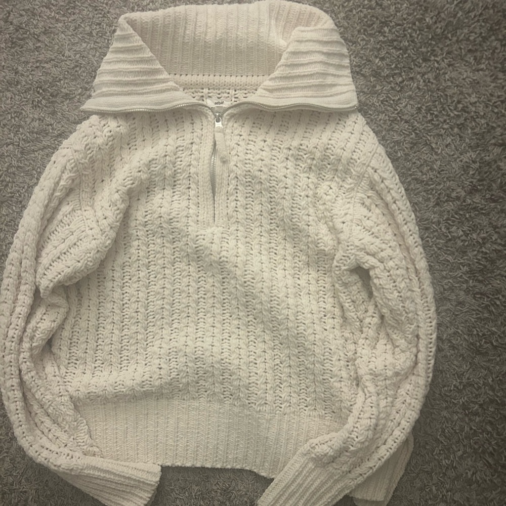 Aerie Knit Zip Up